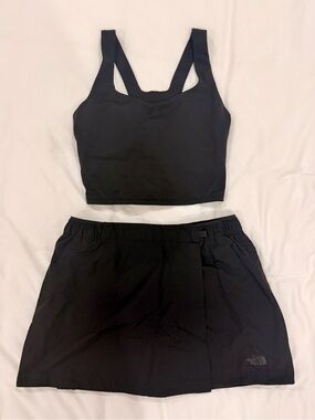 The North Face long line bra & skort set (grandeur/size M/M)